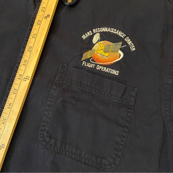 Mars Reconnaissance Orbiter Flight Operations long sleeve w/ pocket sz L - Picture 4 of 12
